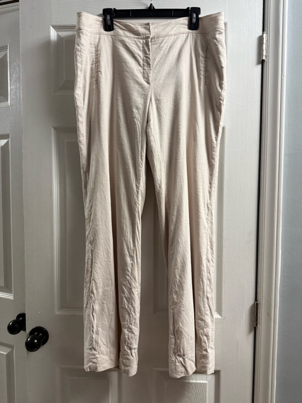 WHBM Linen Blend Lined Trousers Size 14